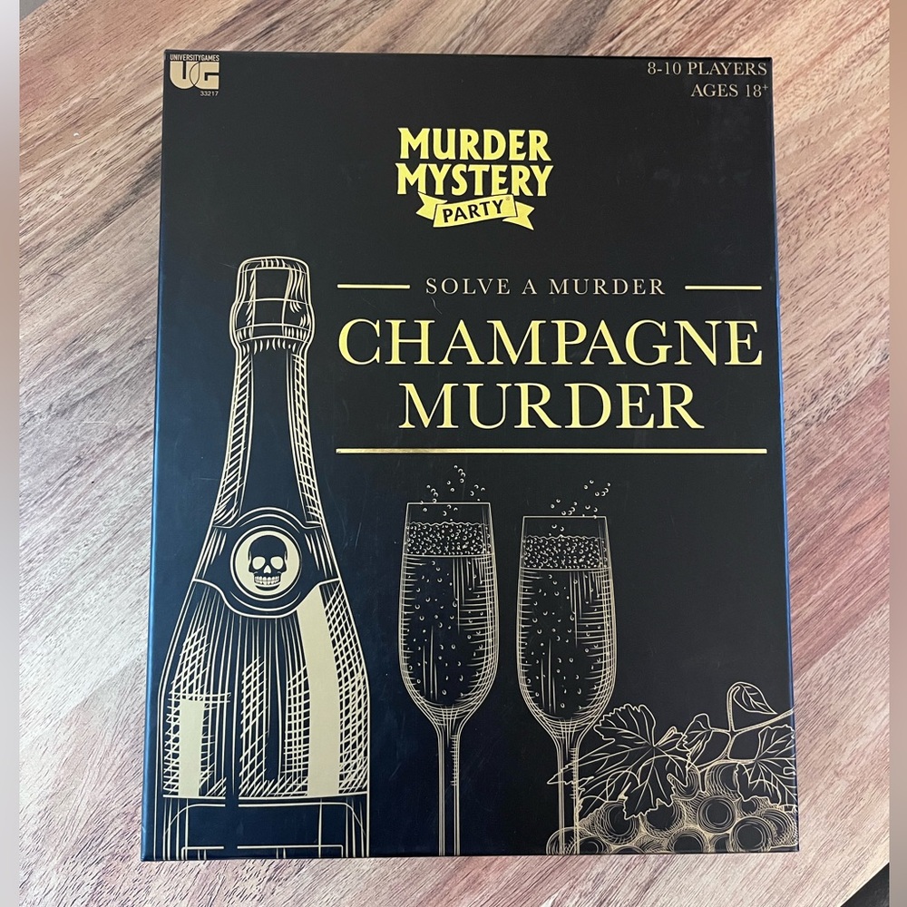 Murder Mystery: Champagne Murder Board Game